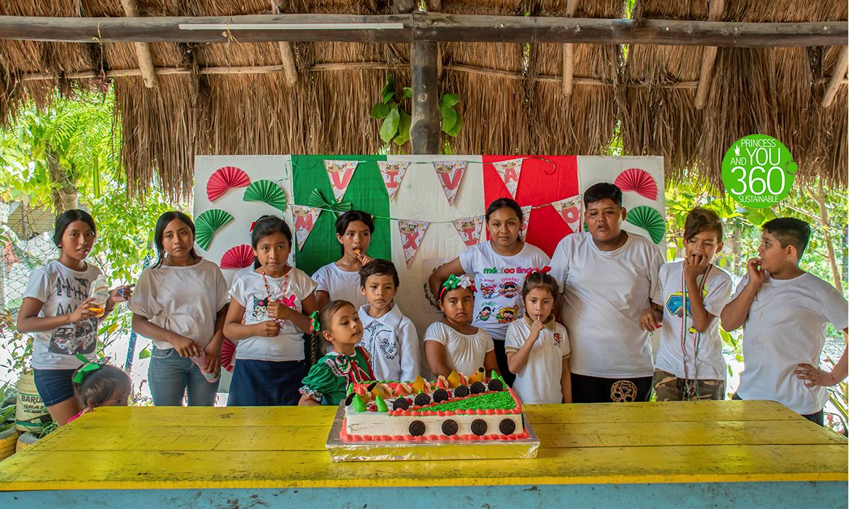 1. School donation Princess Riviera Maya