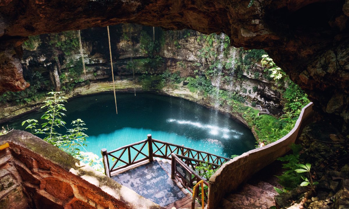 Cenote Azul, en Riviera Maya