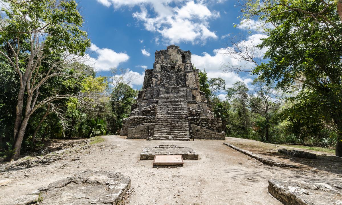 Ruinas de Muyil, en la reserva de Sian Ka’an