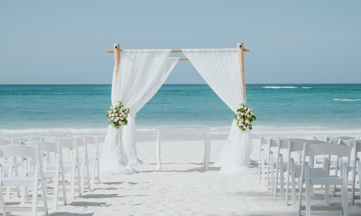 Paradiesische Strände Hochzeit Dominikanischen Republik