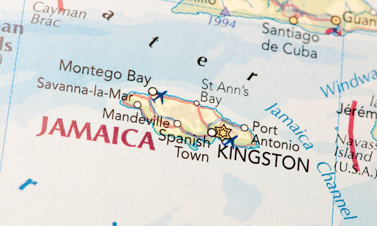 Map of Jamaica
