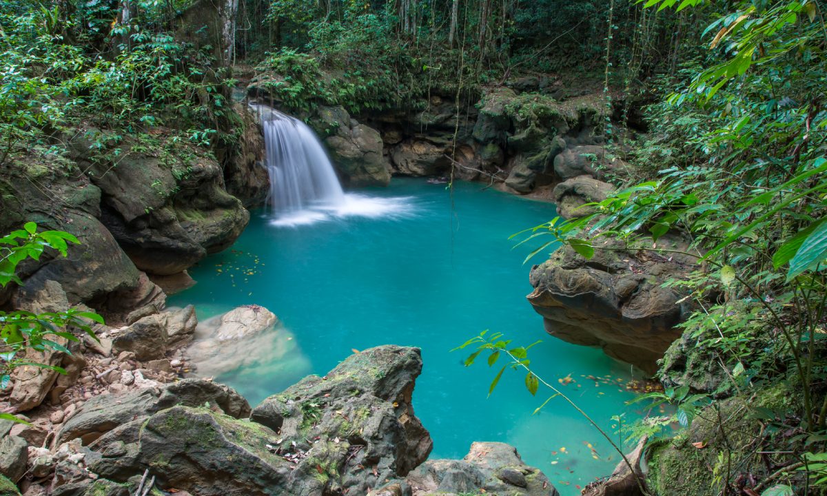 YS Falls auf Jamaika