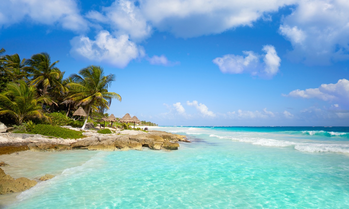 Strand an der Riviera Maya