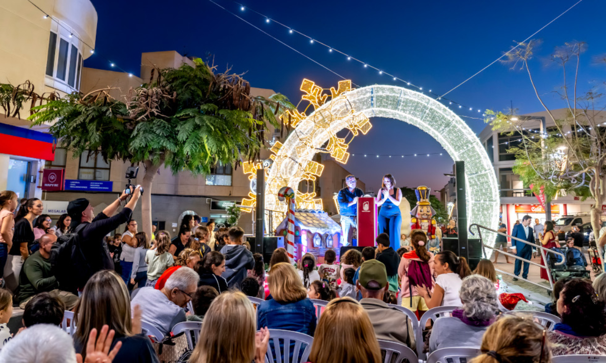 Christmas lights switch-on event in Fuerteventura