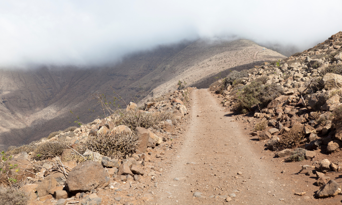 Trail to Pico de la Zarza, Fuerteventura