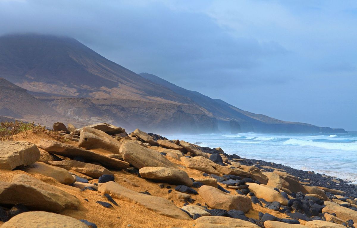 Costa rocosa en Fuerteventura