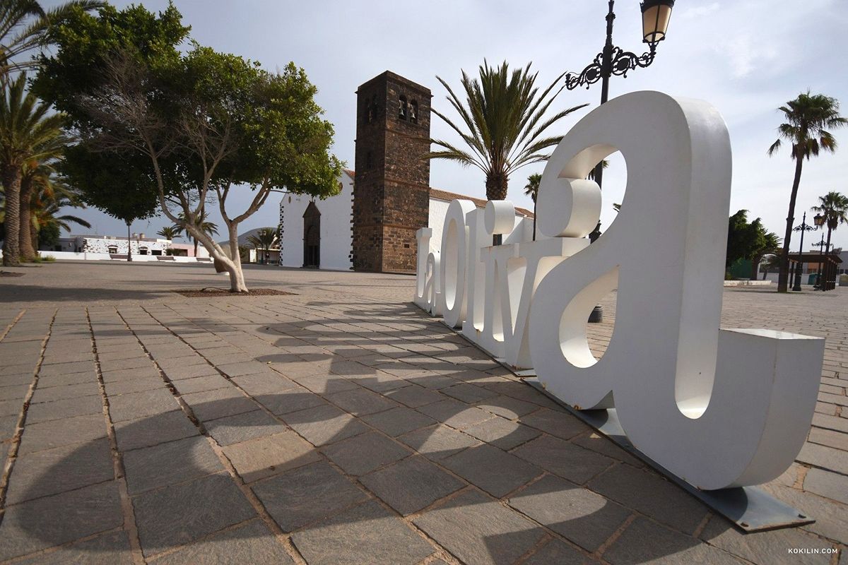 Square in La Oliva, Fuerteventura