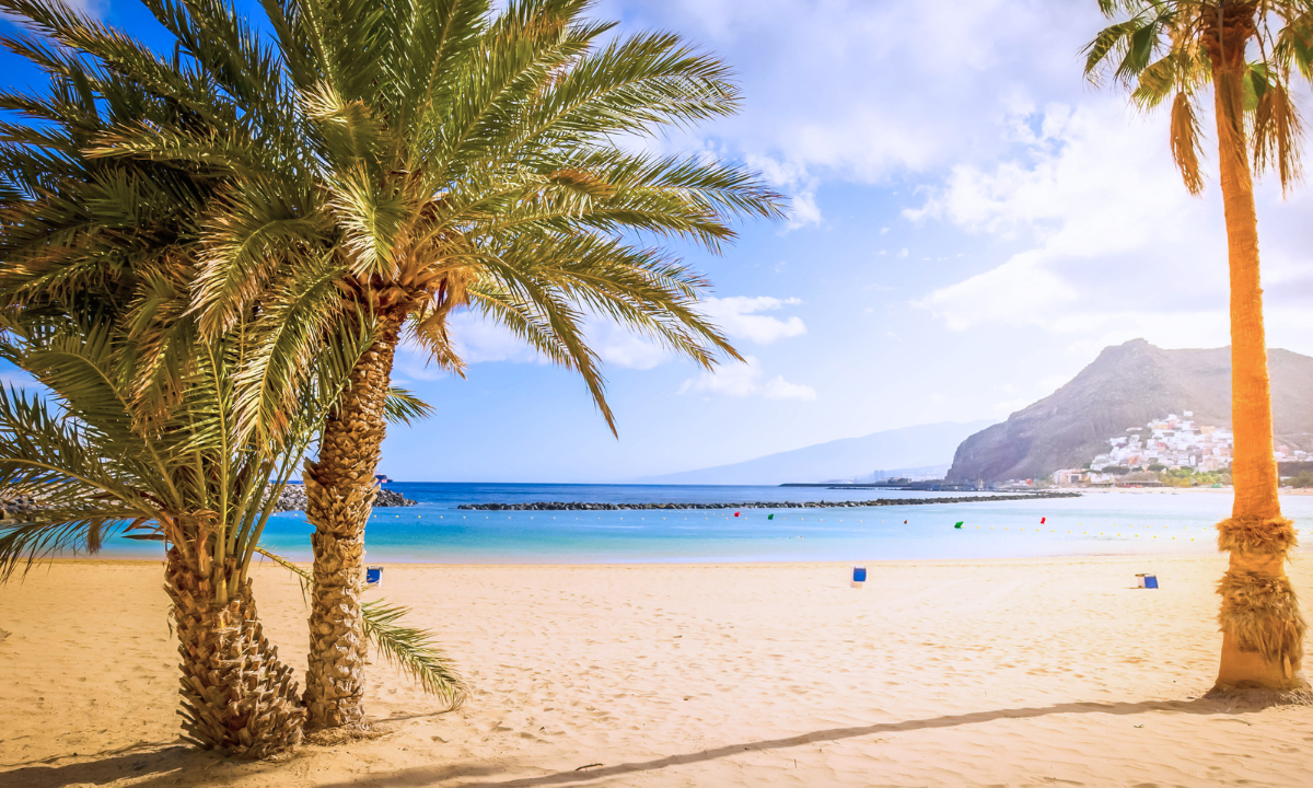 La playa de Las Teresitas, en Tenerife