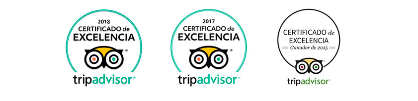 Certificado de Excelencia Tripadvisor