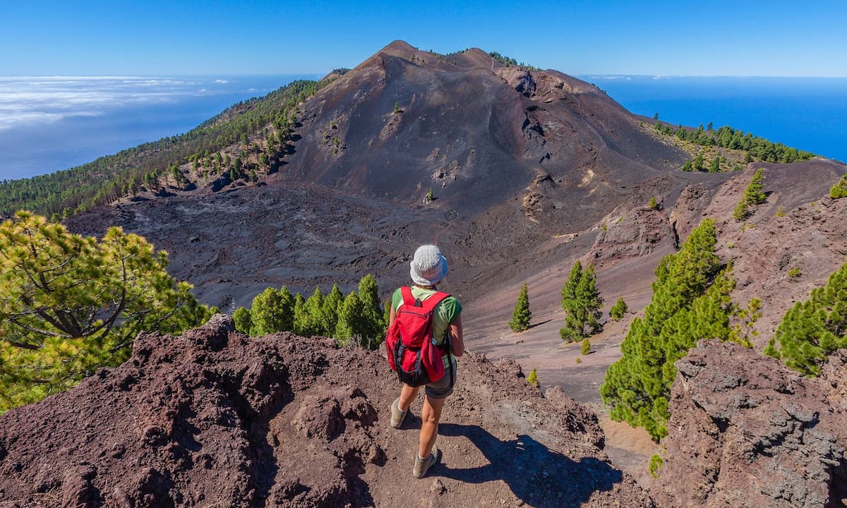 Vista panorámica desde la Ruta de Los Volcanes de La Palma Vista panorámica desde la Ruta de Los Volcanes de La Palma