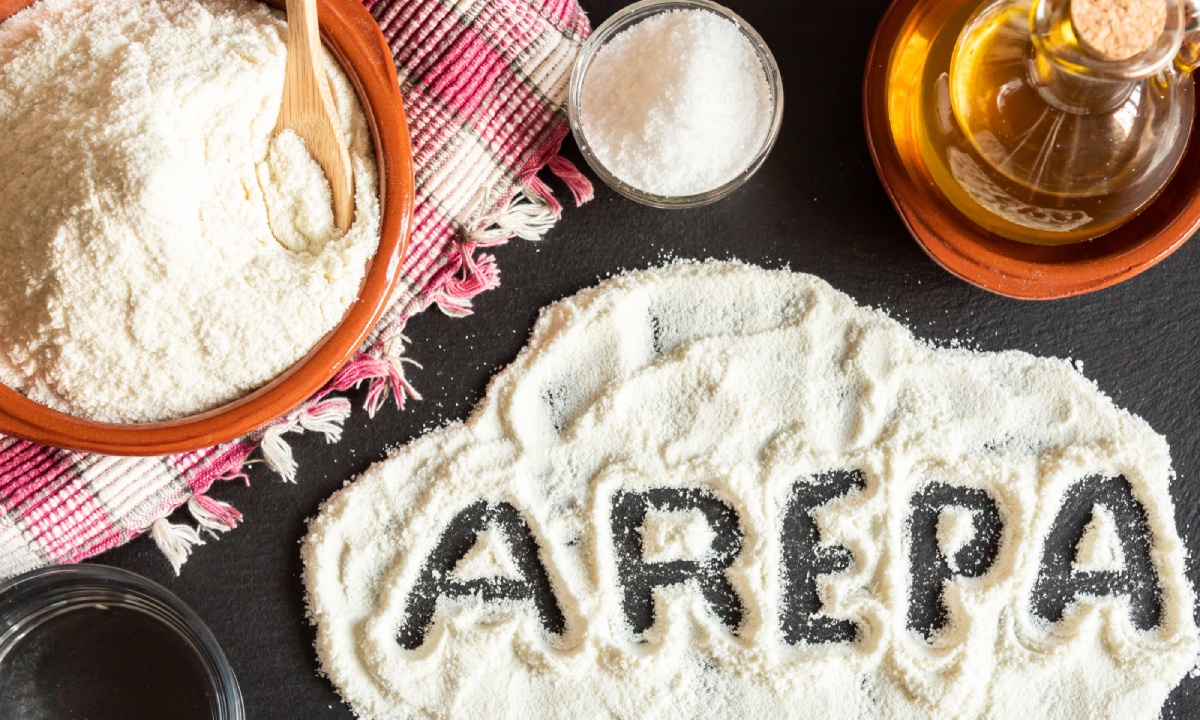imagen de una arepa