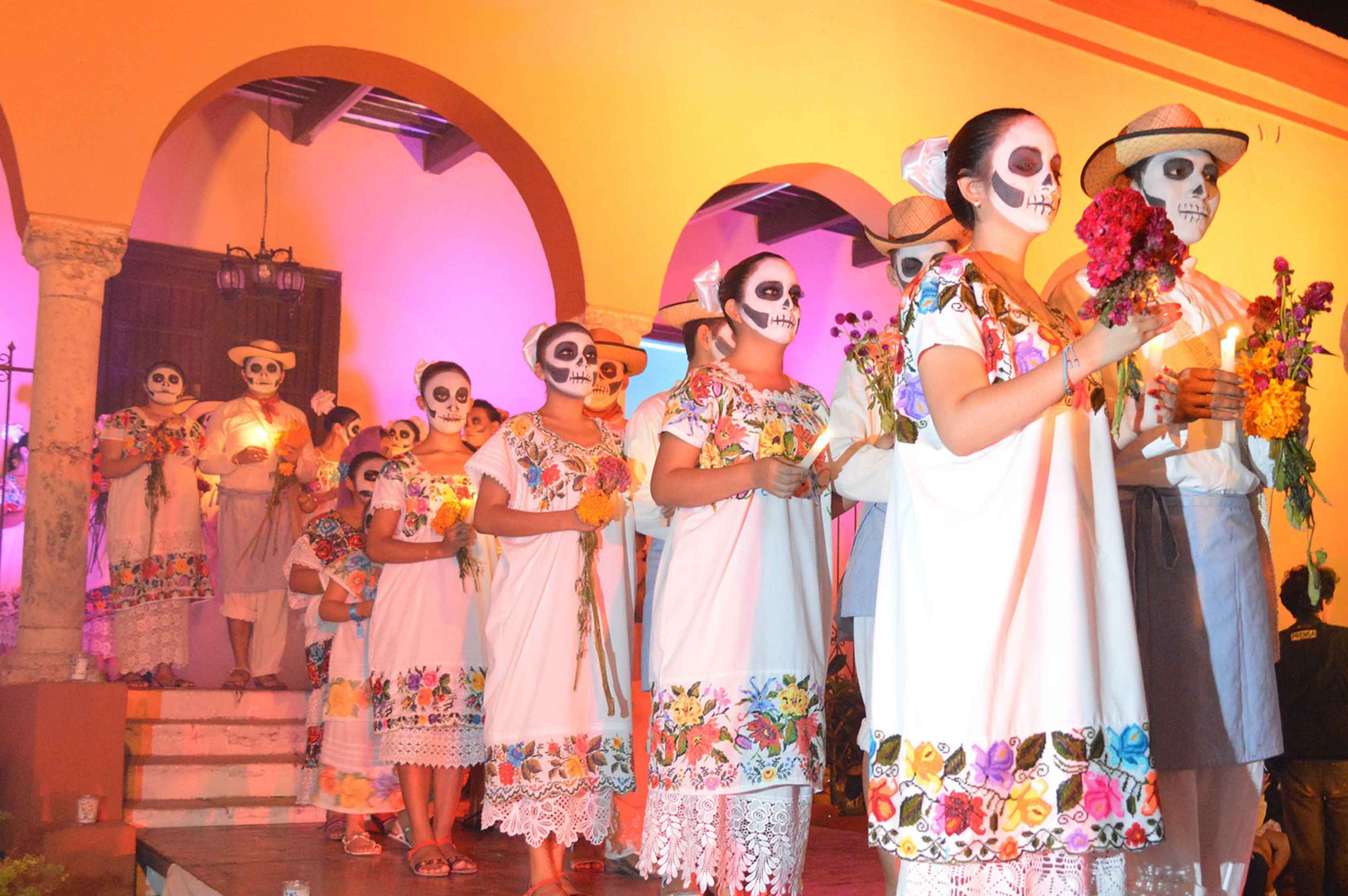 celebración del día de muertos