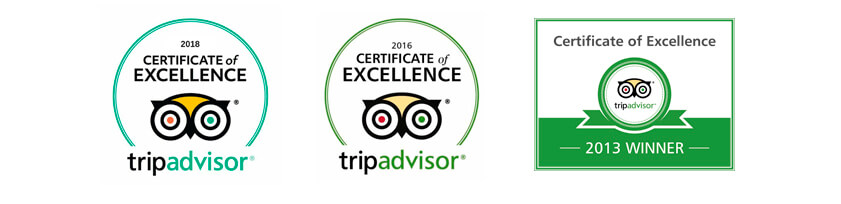 Tripadvisor Certificate of Excellence