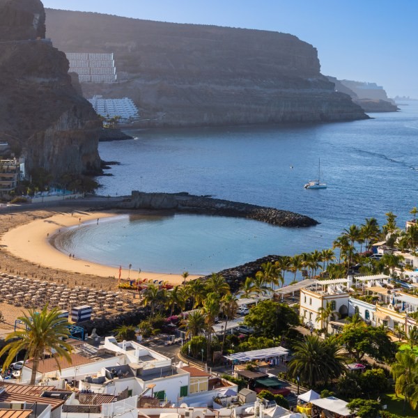 Playa de Mogán en Gran Canaria