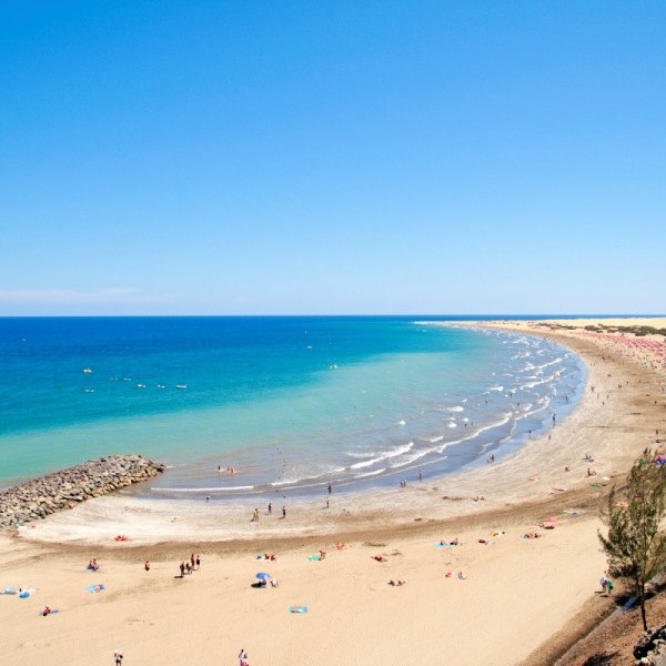 Playa del Inglés en Gran Canaria