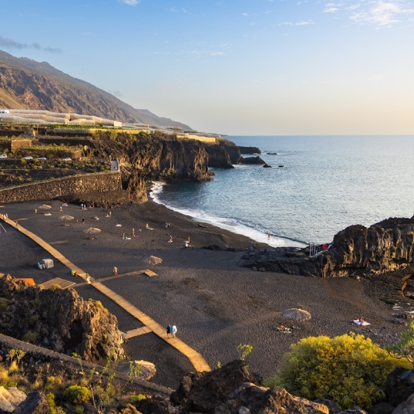 Strand Charco Verde auf La Palma
