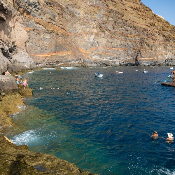 Natürliches Schwimmbecken Poris de Puntagorda auf La Palma