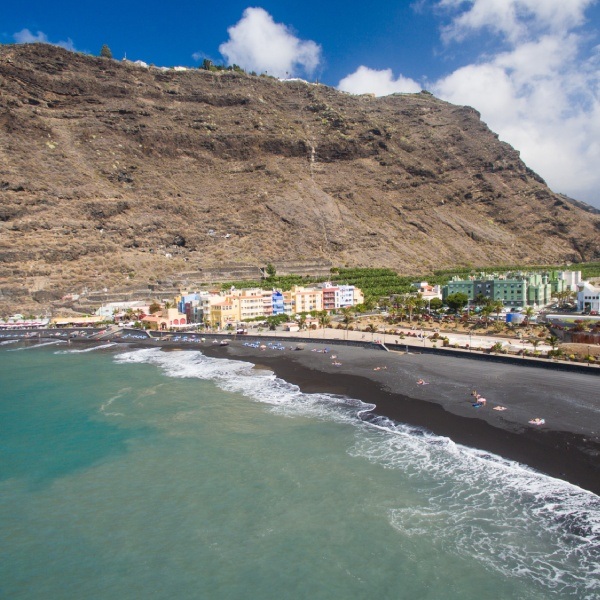 Strand von Tazacorte auf La Palma