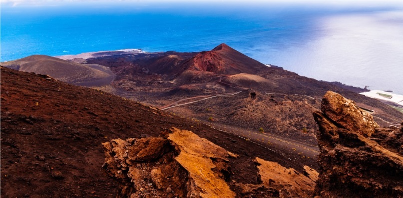 Volcán de San Antonio und Volcán Teneguía en La Palma