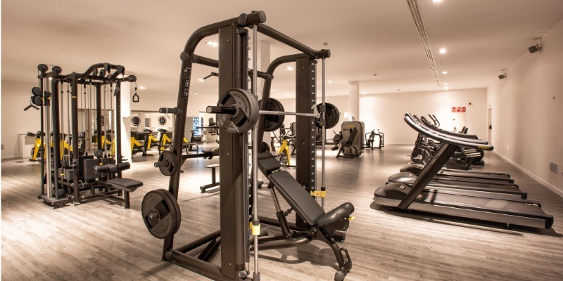 Zona de gimnasio del hotel Guayarmina Princess