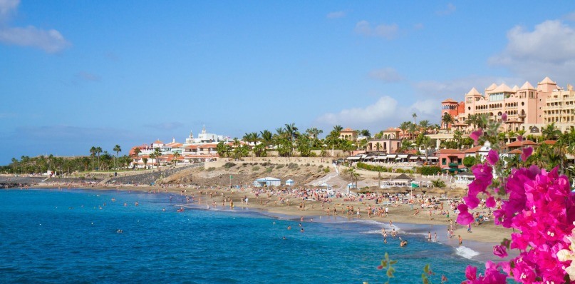Playa Fañabé en Tenerife