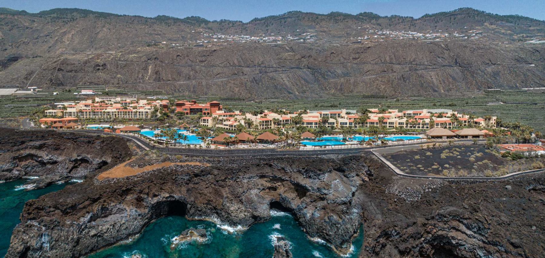 Aerial view of La Palma Princess