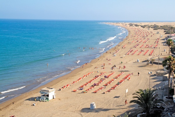 Playa del Inglés auf Gran Canaria