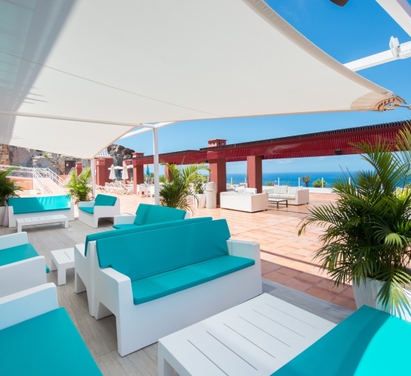 Terrace at Mogán Princess Hotel