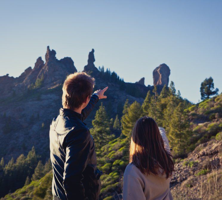 Familienausflug zum Roque Nublo auf Gran Canaria, Kanarische Inseln