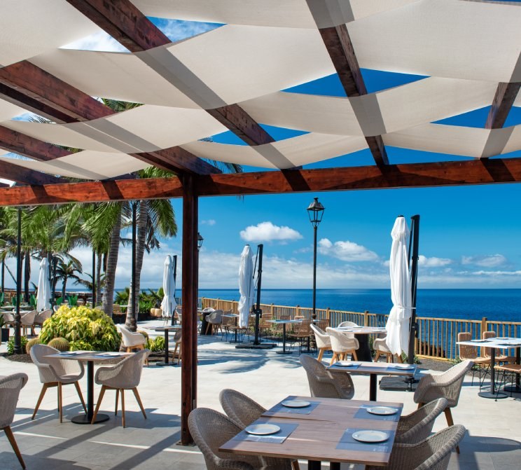 Terraza del Restaurante El Mirador del hotel La Palma Princess