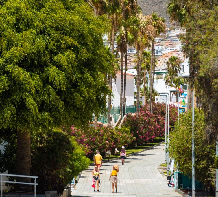 Paseo de Puerto Colón, Tenerife, Islas Canarias Paseo de Puerto Colón, Tenerife, Islas Canarias