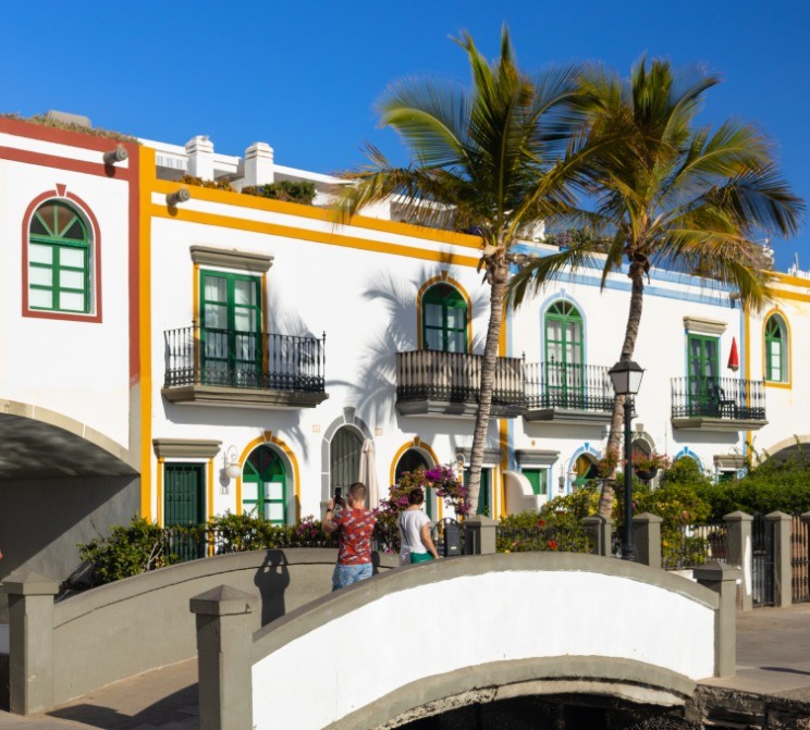 Puerto de Mogán, en Gran Canaria Puerto de Mogán, en Gran Canaria