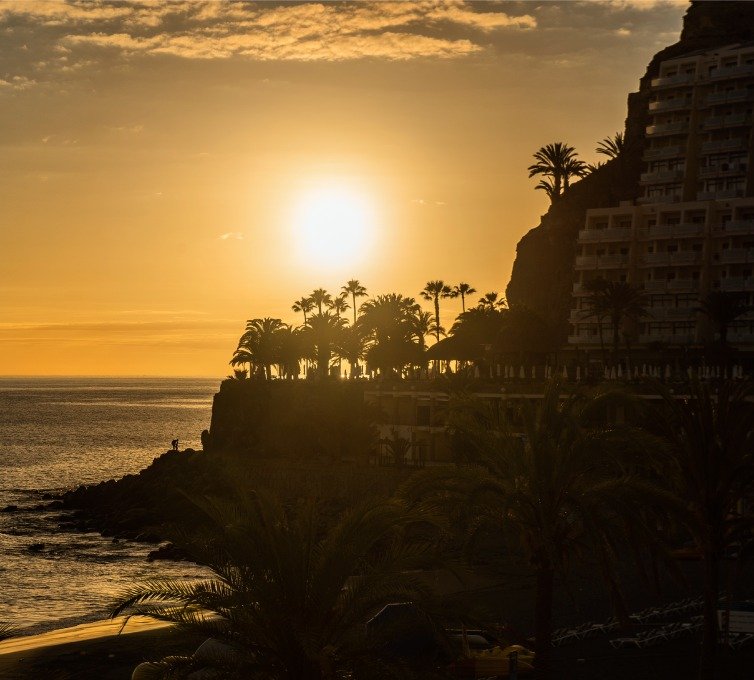 Atardecer en el hotel Princess Taurito Atardecer en el hotel Princess Taurito