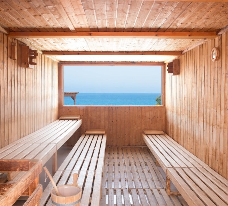 Sauna en Club Jandía Princess Fuerteventura, Islas Canarias Sauna en Club Jandía Princess Fuerteventura, Islas Canarias