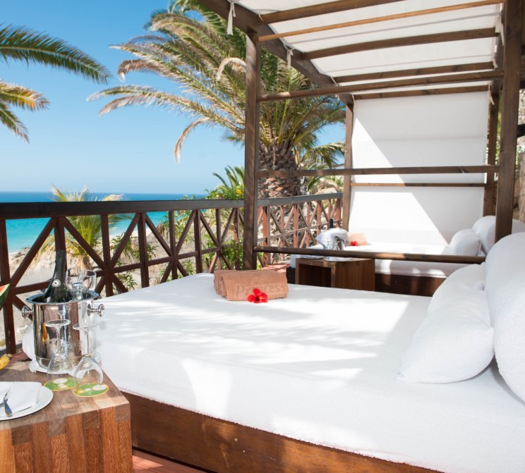 Zona relax en Club Jandía Princess Fuerteventura, Islas Canarias Zona relax en Club Jandía Princess Fuerteventura, Islas Canarias