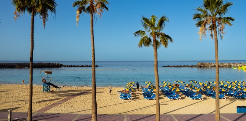Playa de Amadores en Gran Canaria