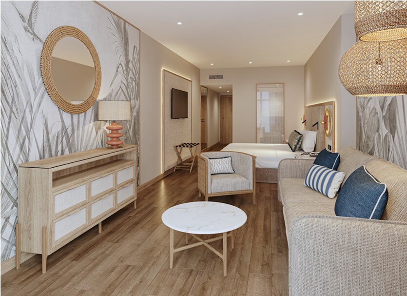 Habitaciones espaciosas Hotel Princess Taurito